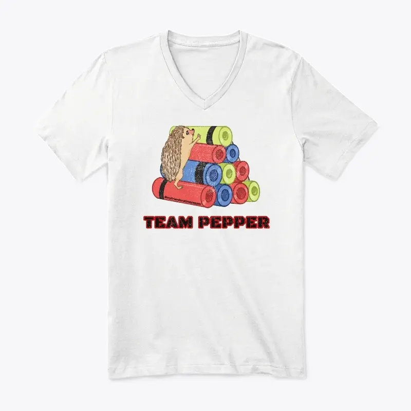 UNISEX TEAM PEPPER VNECK TEE