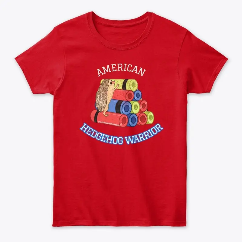 WOMENS AMERICAN HEDGEHOG WARRIOR TEE